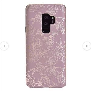 Velvet Caviar Samsung S9+ Dusty Rose Chrome Floral